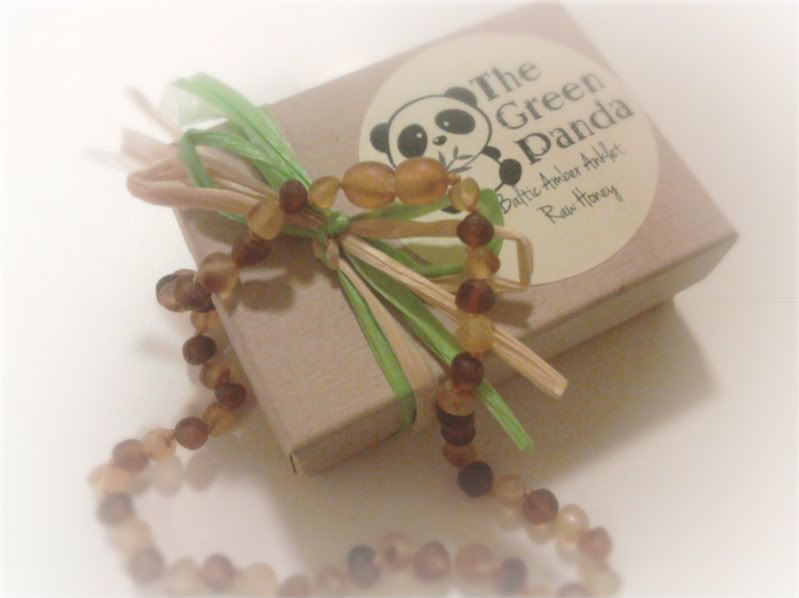 Raw Multi Colored<br> Baltic Amber Teething Necklace