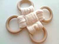 Wood and Organic Bamboo Velour PlayToy