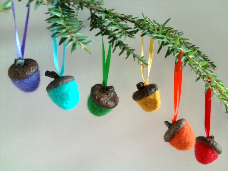 Crunchy Congo Critter Month<br> Rainbow Hanging Wooly Acorns<br> Scented