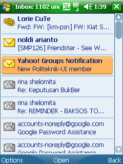 Inbox email Yahoo!Go