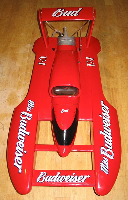miss budweiser rc boat 1 12 scale