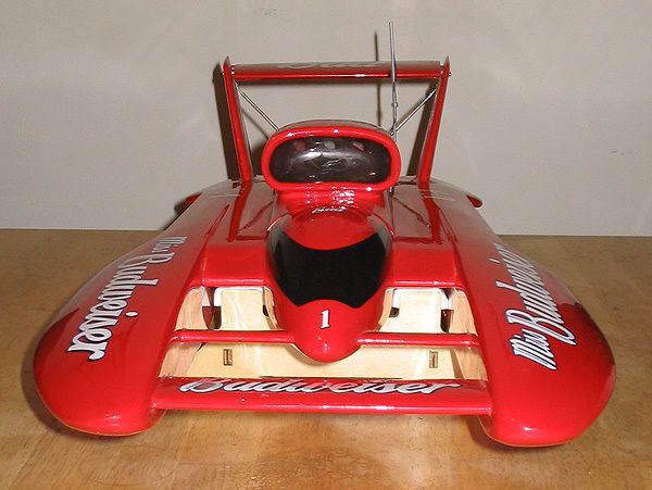 miss budweiser rc boat 1 12 scale