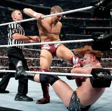 Daniel Bryan kicks Heath Slater's head in!