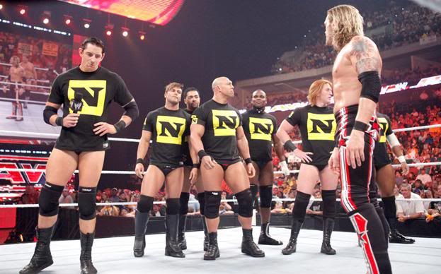 Edge, meet the Nexus. Hopefully, they'll be around when you, Cena and your team are done with them at SummerSlam