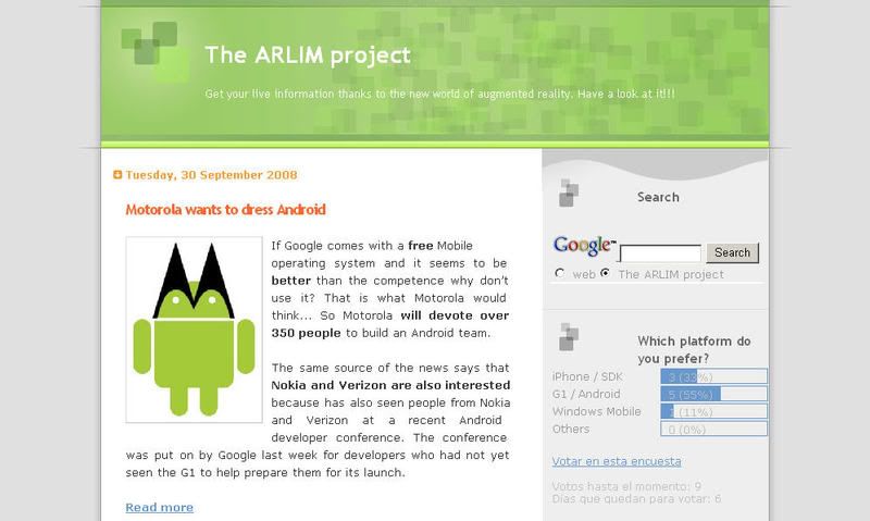 The ARLIM project blog