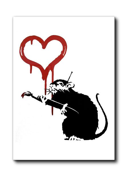 banksy heart