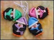 Clay Creations Chubby Penguin Personalized Ornament