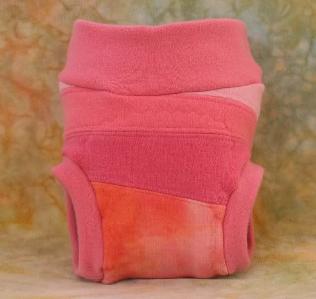 Cyber Monday! WCW MasterPiece Diaper Cover Soaker - Just Pink- Large