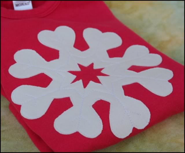 ELATION of the First Snowfall- Snowflake Tee- 18-24 months