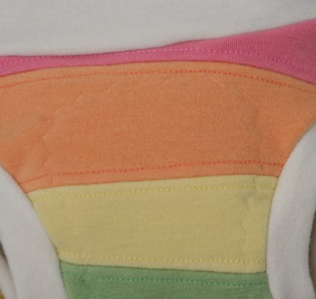 ReFRESH Your Woolie Stash- WCW Mastpiece Diaper Cover Soaker - Rainbow in the Clouds - Medium
