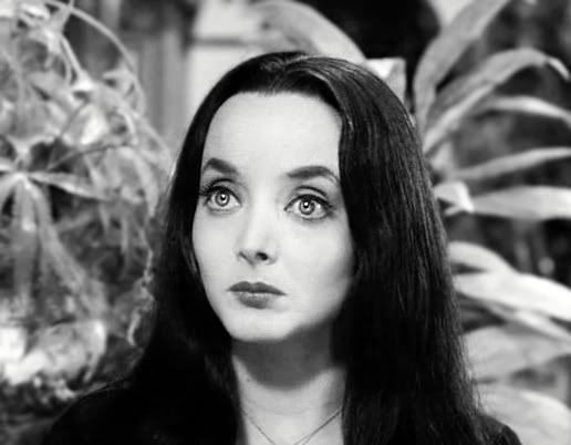 Morticia Addams Face
