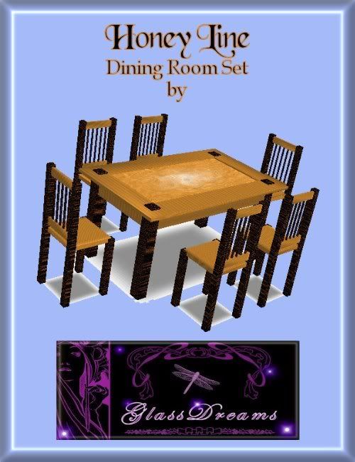 Honey Line Dining Room Set