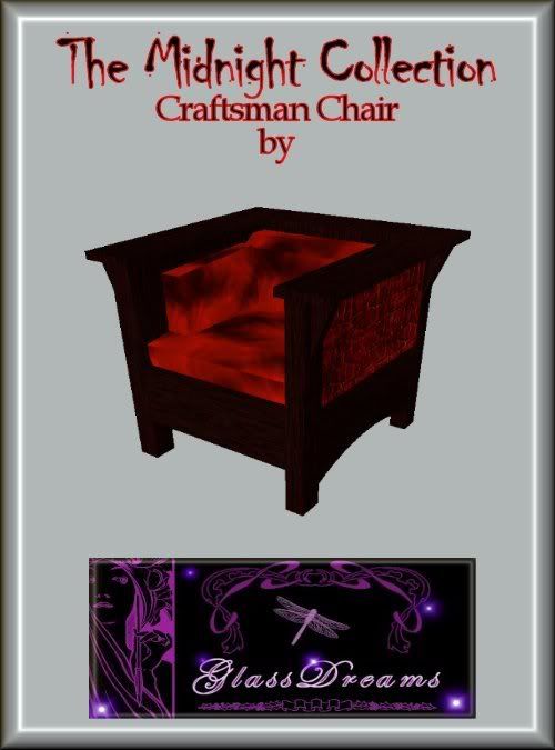 Midnight Hunger Craftsman Chair by Glassdreams