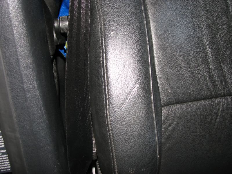 Square Bolster frame coming out of the leather seat VW Vortex