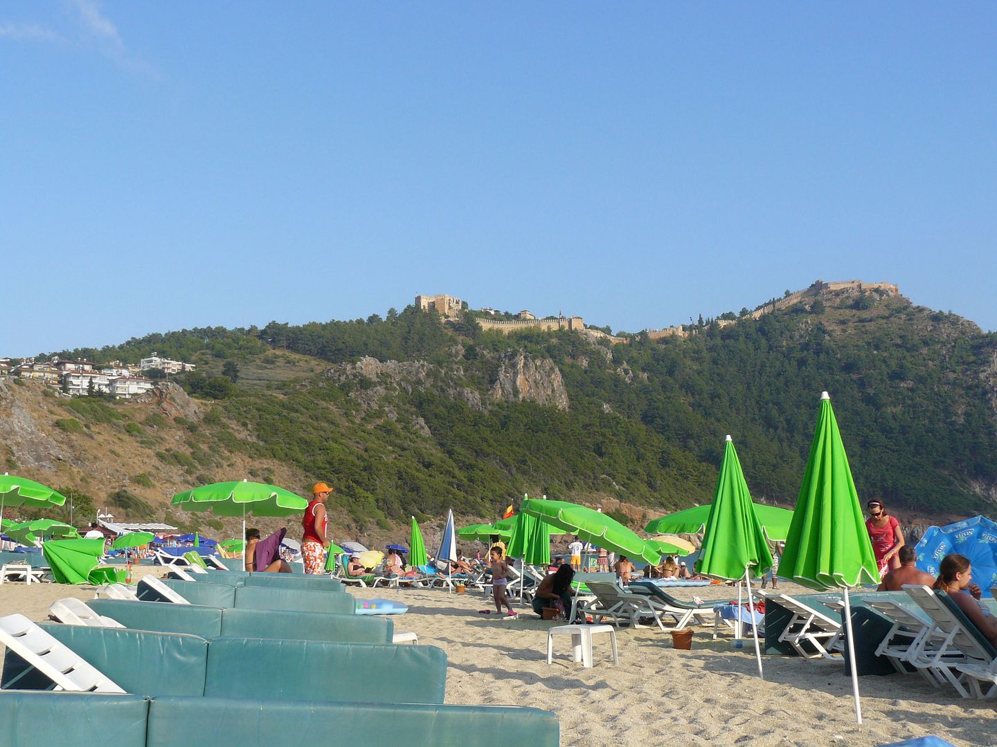 Kasteel Alanya vanaf Cleopatrabeach