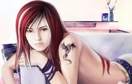 punks hair style :cartoon picture