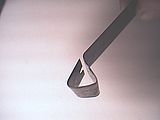 Triangleblade.bmp Tissue blade shaped into triangle profile image by Alanjamesv