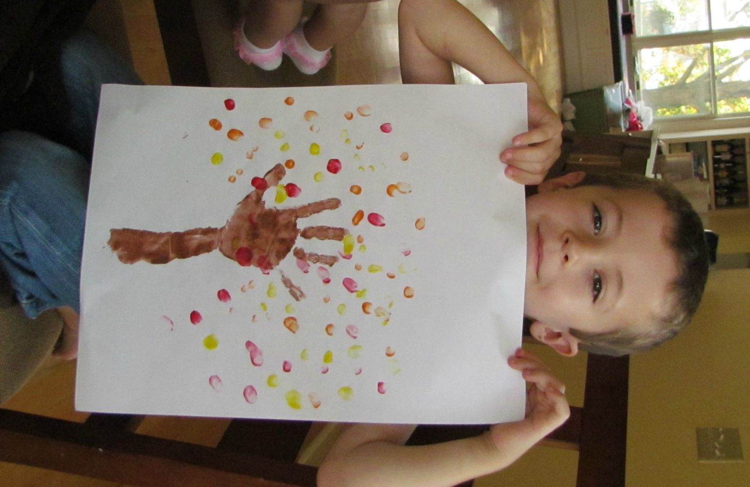 make a tree from handprints