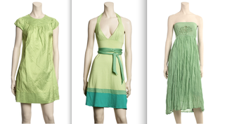 green dresses