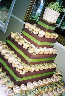 modern cupcake display