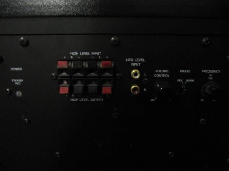 vintage receiver to powered speakers
