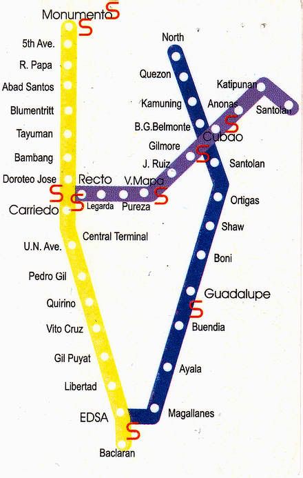 Manila Mrt Map