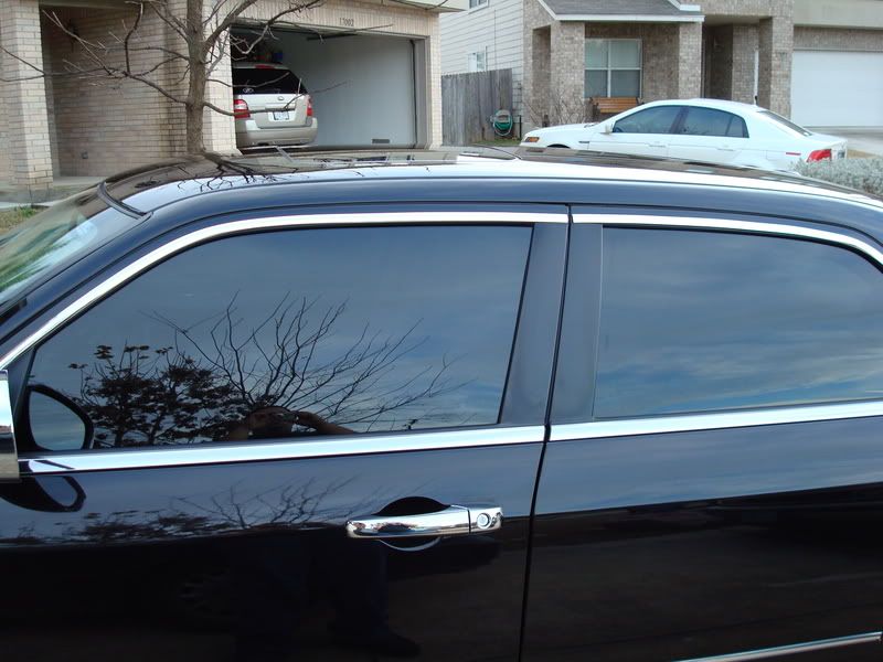 Chrysler 300 black window trim #2