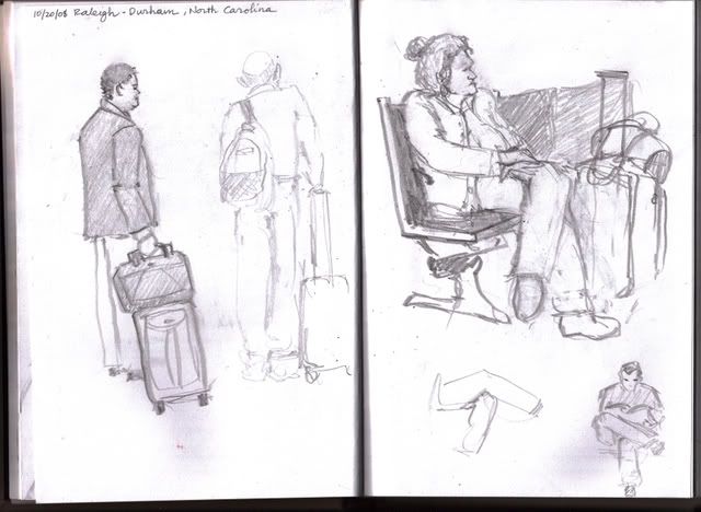 airport sketches