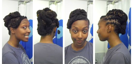 Flat Twist Updo Hair How To Get Up Dread Up Livejournal