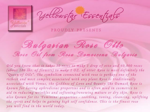 Yellowstar Essentials Rose Otto
