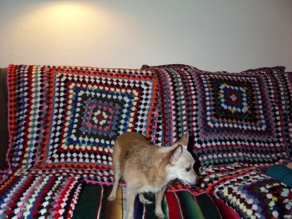 How to attach granny squares together with a single crochet