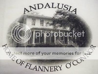 NEW Andalusia Milledgeville Georgia Home of Flannery OConnor T Shirt 