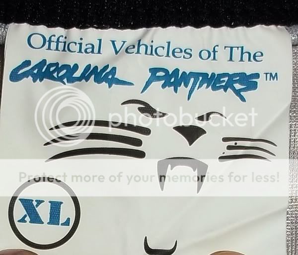 Carolina Panthers 05 Jeep Promo Mesh White Football Jersey Mens XL 