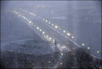 snow Key Bridge Washington