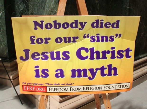 Freedom From Religion Foundation Upset That Their Insulting Sign Was ...