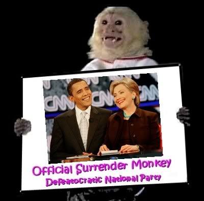 surrender monkey obama clinton