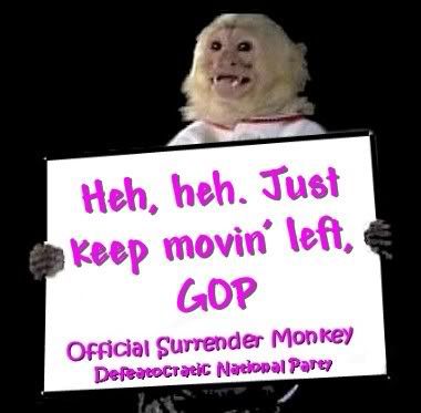surrender monkey move left