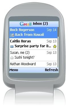 Gmail v1.5.0.1187 For Java Mobile Phones 1