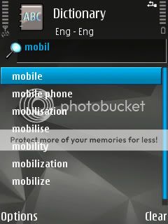 Nokia Mobile Dictionary For Symbian 3rd 1