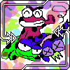 My Frog Batallion! Green=Ama, Blue=Fu, Red=Bizentei