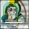 a random youma whose face comes off, and is defeated while trying to draw it back on...