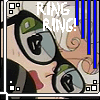 Nezu (Iron Mouse) with a reflection of... THE PHONE!! in her glasses