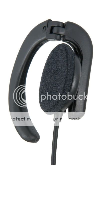 Mono Padded Earphone Monitor Speaker 3.5mm Jack.  