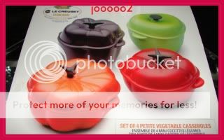 Brand New Set of Le Creuset Petite Stoneware Casserole Dishes