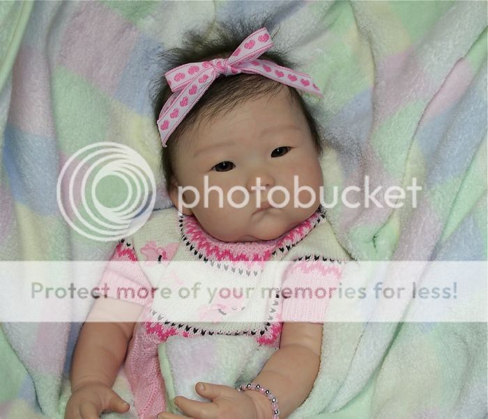 Reborn Asian Baby Girl Anming New Ping Lau Doll