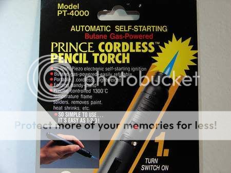 Prince Pencil Micro Torch   The Original Blue Flame Cigar   Pipe 