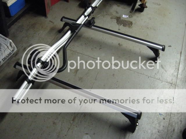 E46 bmw roof rack + bike carrier
