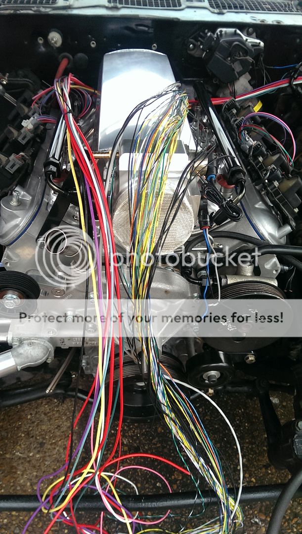 Please post pictures of engine wiring setup + help with wire length