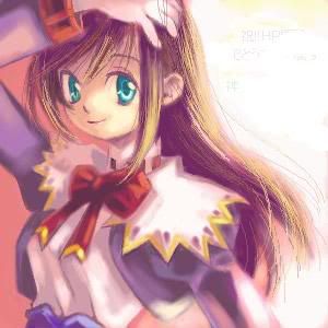 Why does she always seem to be facing left? XD <3